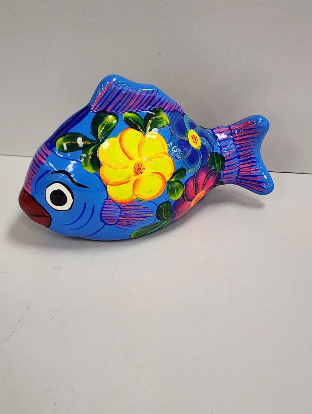 Mexican Pottery Fish Bank